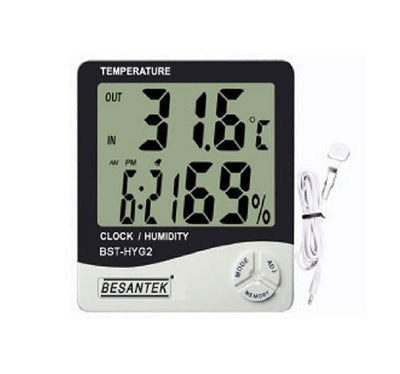 BESANTEK BST-HYG2 LARGE DISPLAY THERMO-HYGROMETER