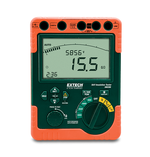 EXTECH DIGITAL HIGH VOLTAGE INSULATION TESTER 110V (380395)