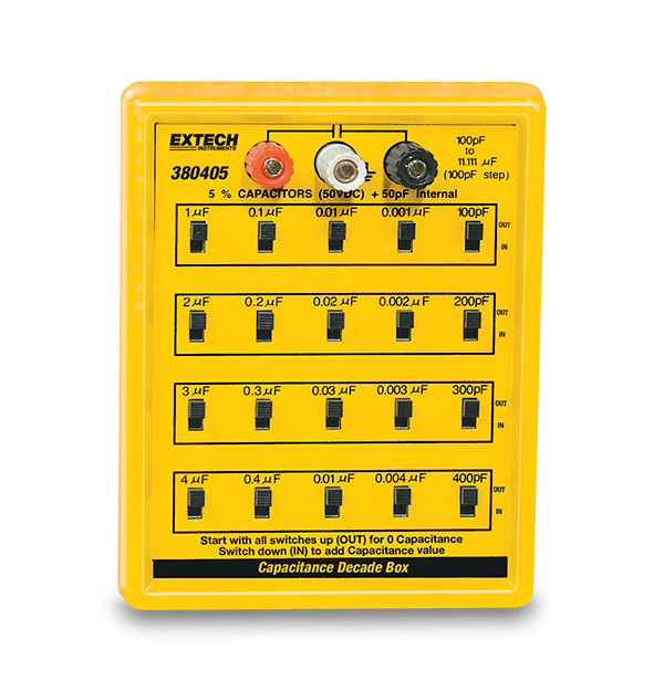 EXTECH 380405 Capacitance Decade Box