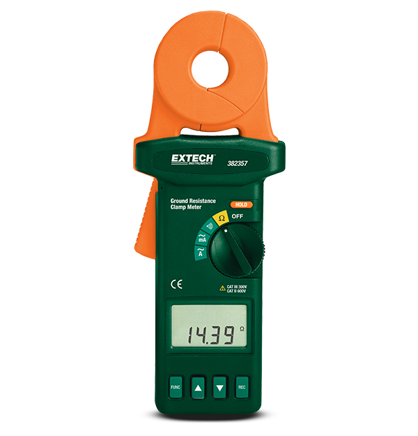 EXTECH CLAMP-ON GROUND RESISTANCE TESTER (382357)