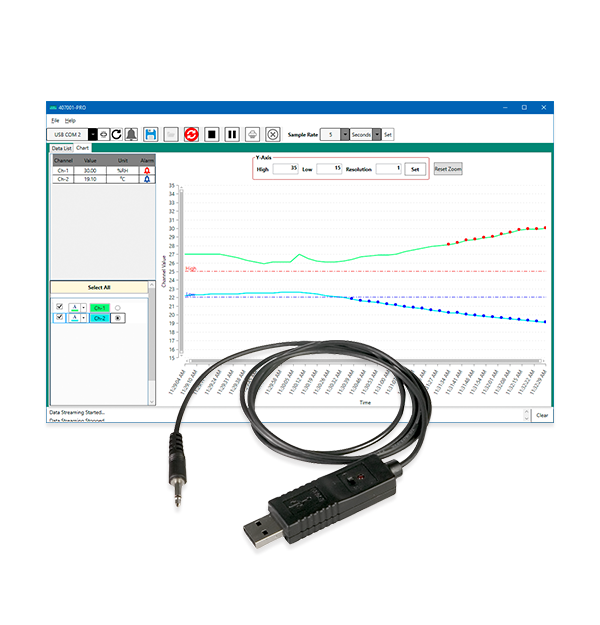 EXTECH 407001-USB USB Adapter