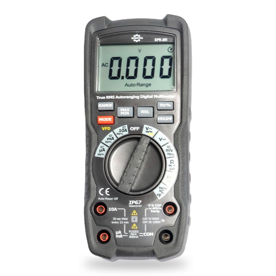 Spartna SPR-201 Heavy Duty Industrial Digital Multimeter