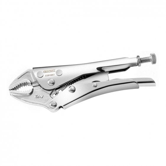 EXPERT 185MM/7 1/2 Locking Pliers with Curved Jaw - E084808