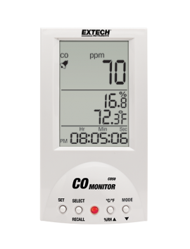 EXTECH DESKTOP CARBON MONOXIDE MONITOR (CO50)