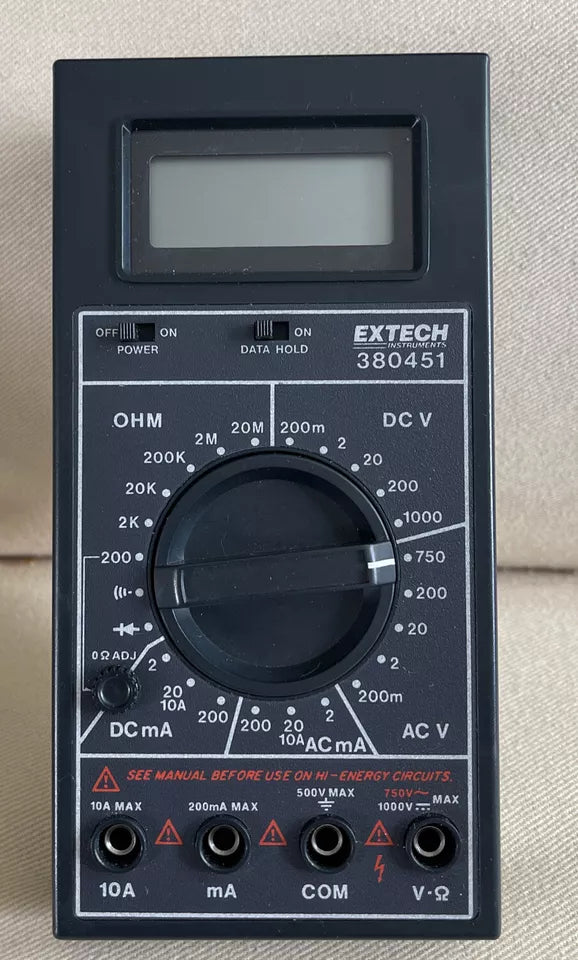 EXTECH DIGITAL MULTI METER 380551